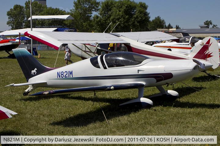 N821M, 1995 Aero Designs Pulsar XP C/N 298, Pulsar XP CN 298, N821M