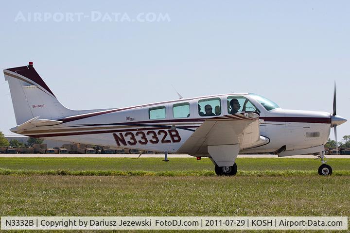 N3332B, 1997 Raytheon Aircraft Company A36 Bonanza C/N E-3140, Raytheon Aircraft Company A-36 CN E-3140, N3332B
