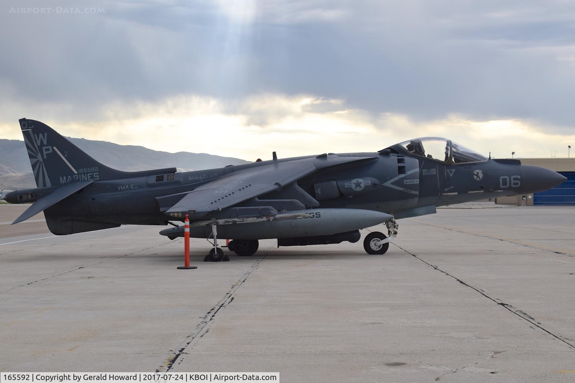 165592, Boeing AV-8B+(R)-25-MC Harrier II Plus C/N B329, VMA-223 