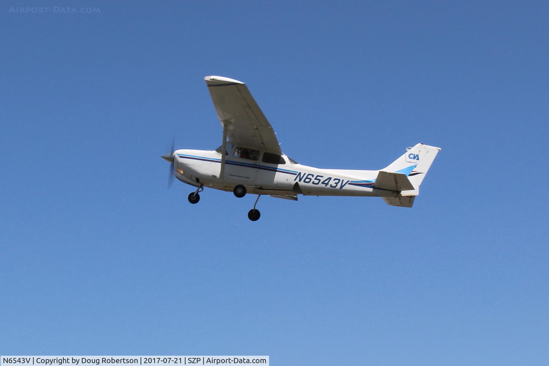 N6543V, 1980 Cessna 172RG Cutlass RG C/N 172RG0766, 1980 Cessna 172RG CUTLASS, Lycoming O&VO-360 180 Hp, takeoff climb Rwy 22