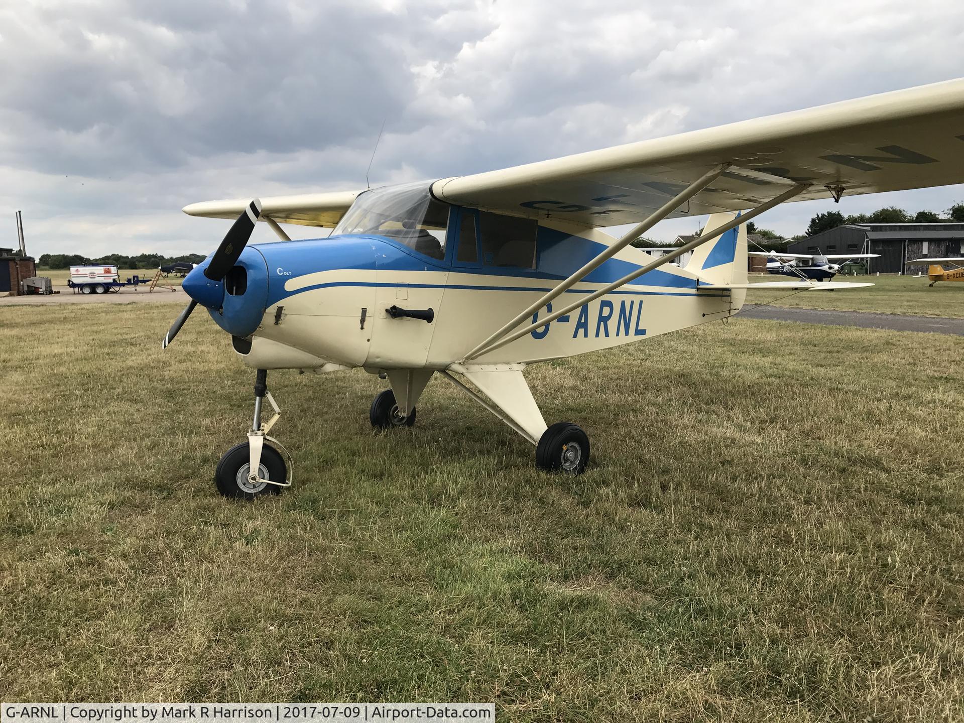 G-ARNL, 1961 Piper PA-22-108 Colt Colt C/N 22-8625, Just cleaned after 18 months in the hangar... Newly permitted and soon to be in the sky's once more.