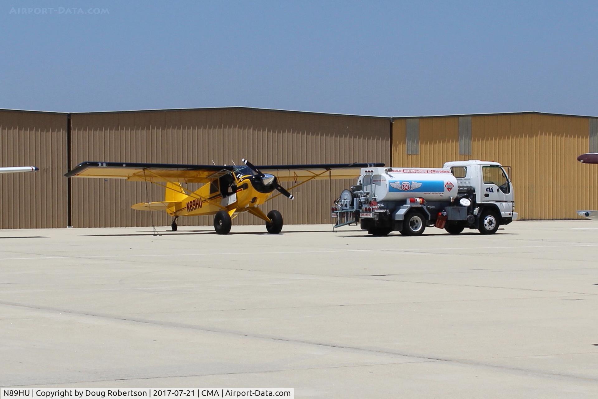 N89HU, Aviat A-1C-200 Husky C/N 3077, 2009 AVIAT A-1C-200 HUSKY, Lycoming IO-360-A1D6 200 Hp, tundra tires, refueled