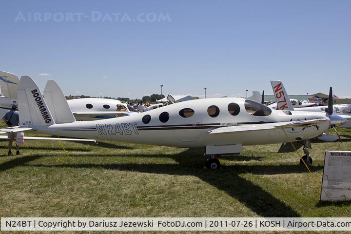 N24BT, 1996 Rutan Boomerang 202 C/N 001, Rutan Boomerang 202 CN 001, N24BT