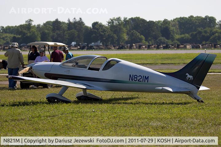 N821M, 1995 Aero Designs Pulsar XP C/N 298, Pulsar XP CN 298, N821M