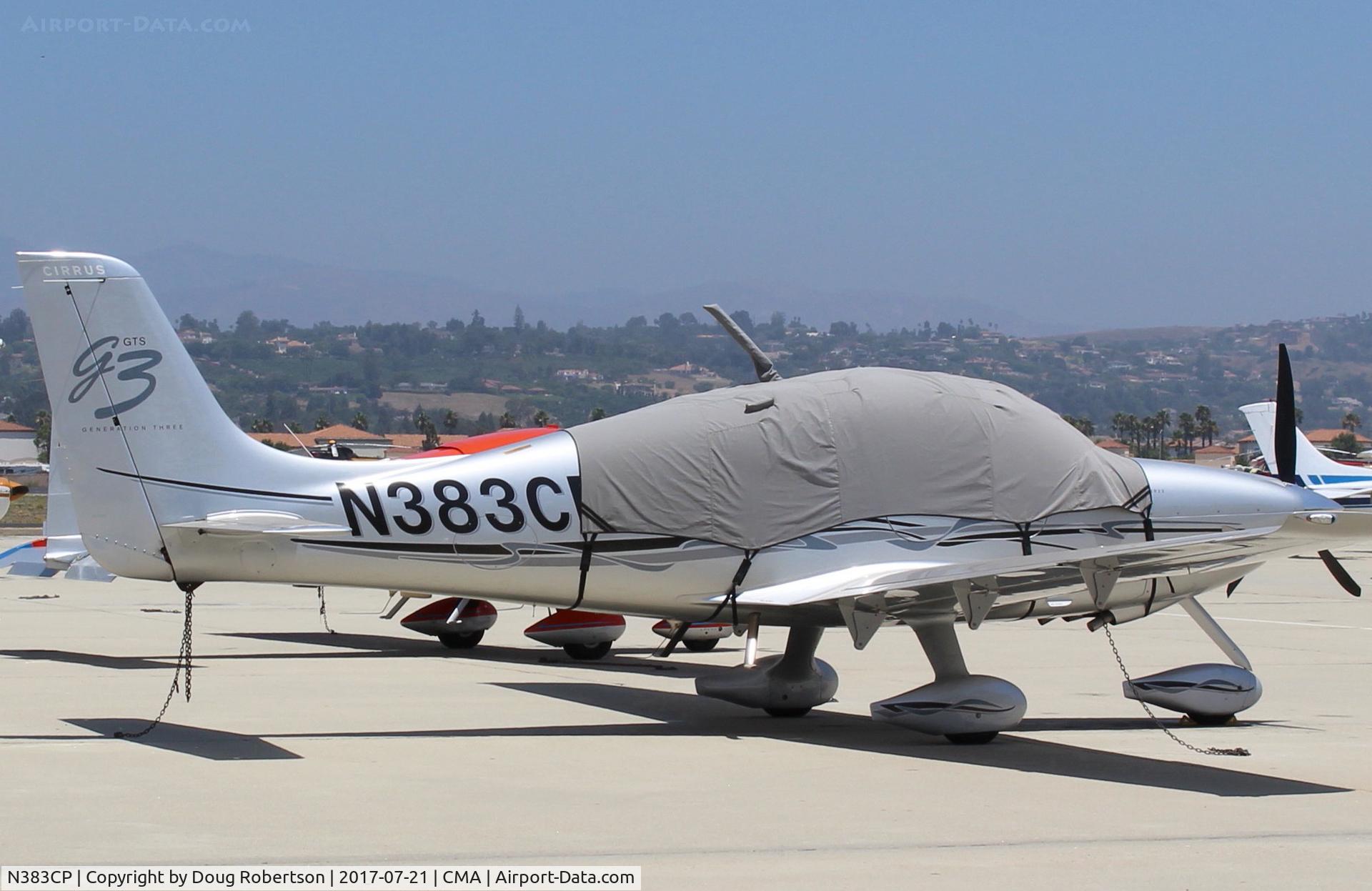 N383CP, 2008 Cirrus SR22 G3 GTS C/N 3067, 2008 Cirrus SR-22 G3 GTS, Continental IO-550-N 300 Hp