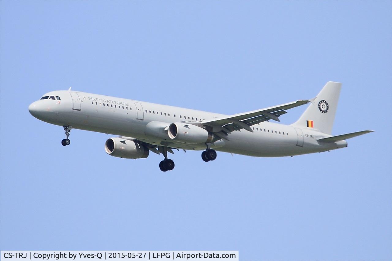 CS-TRJ, 1999 Airbus A321-231 C/N 1004, Belgian Air Force Airbus A321-231, Short approach rwy 27R, Paris-Roissy Charles De Gaulle airport (LFPG-CDG)