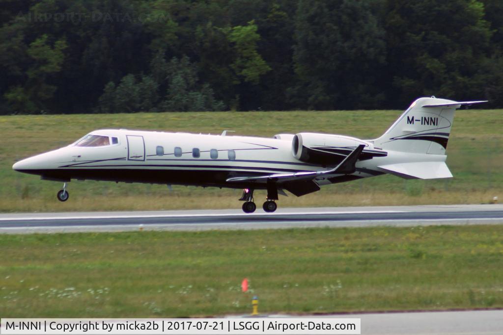 M-INNI, 2008 Learjet 60 C/N 348, Landing