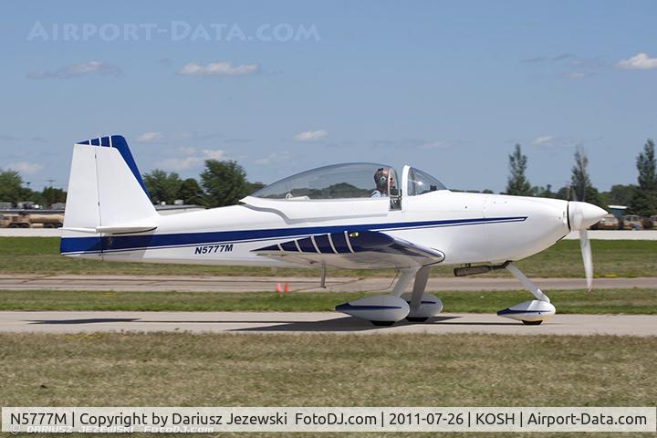N5777M, 2006 Vans RV-8A C/N 80950, Vans RV-8A CN 80950, N5777M