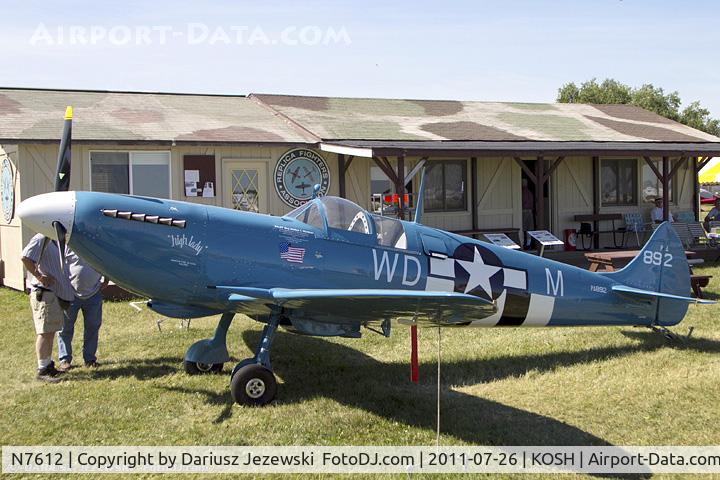 N7612, Supermarine Aircraft Spitfire Mk.26B C/N 077, Supermarine Spitfire MK 26B CN 077 N7612