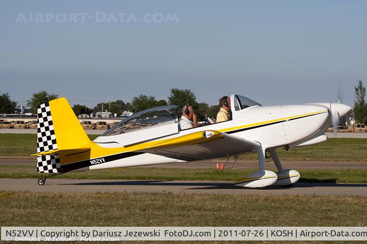 N52VV, 2003 Vans RV-8 C/N 80718, Vans RV-8 CN 80718, N52VV