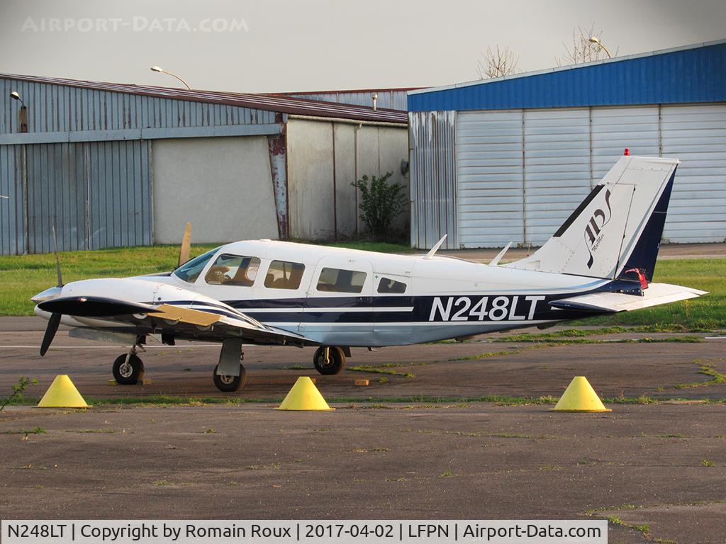 N248LT, 1975 Piper PA-34-200T Seneca II C/N 34-7570019, Parked