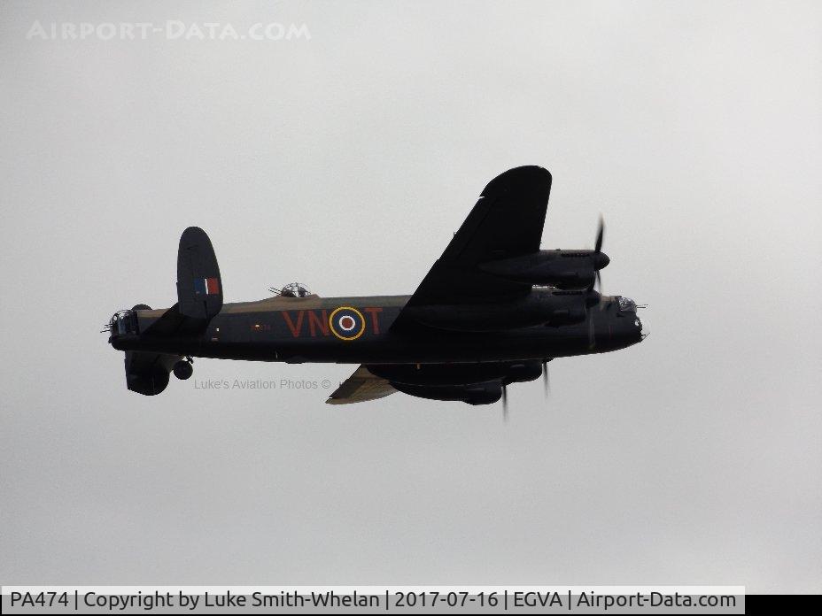 PA474, 1945 Avro 683 Lancaster B1 C/N VACH0052/D2973, Displaying at RIAT 17.