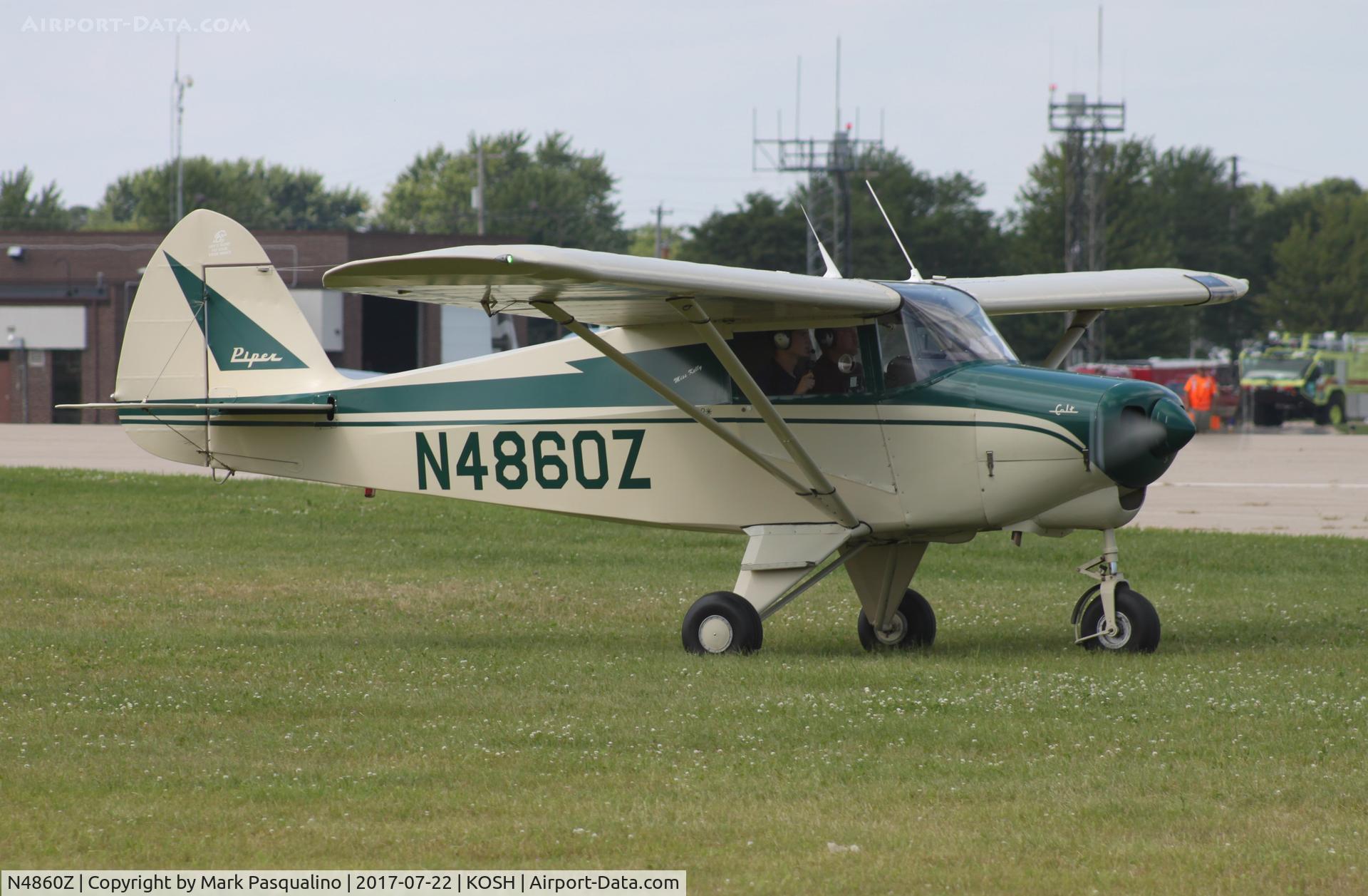 N4860Z, 1961 Piper PA-22-108 Colt Colt C/N 22-8436, Piper PA-22-108
