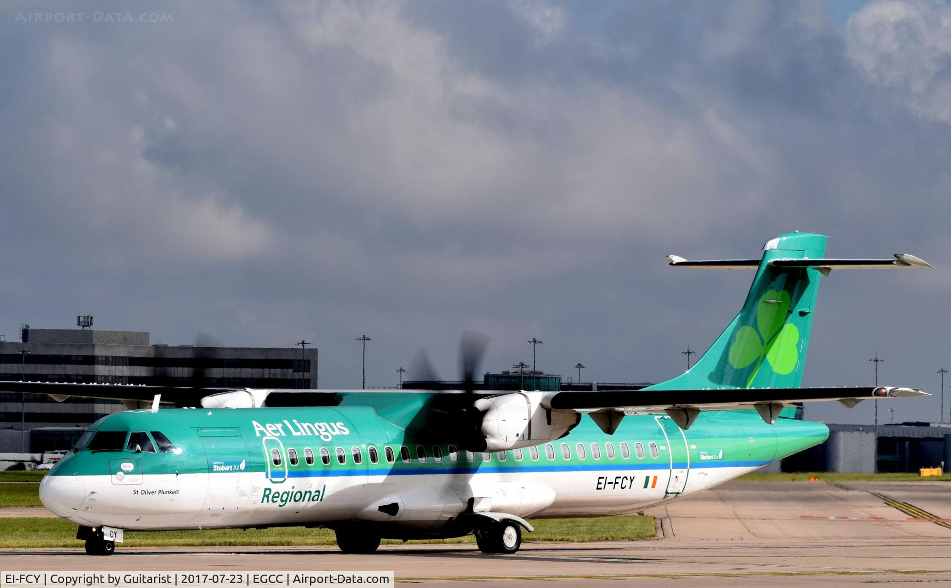 EI-FCY, 2014 ATR 72-600 (72-212A) C/N 1139, At Manchester