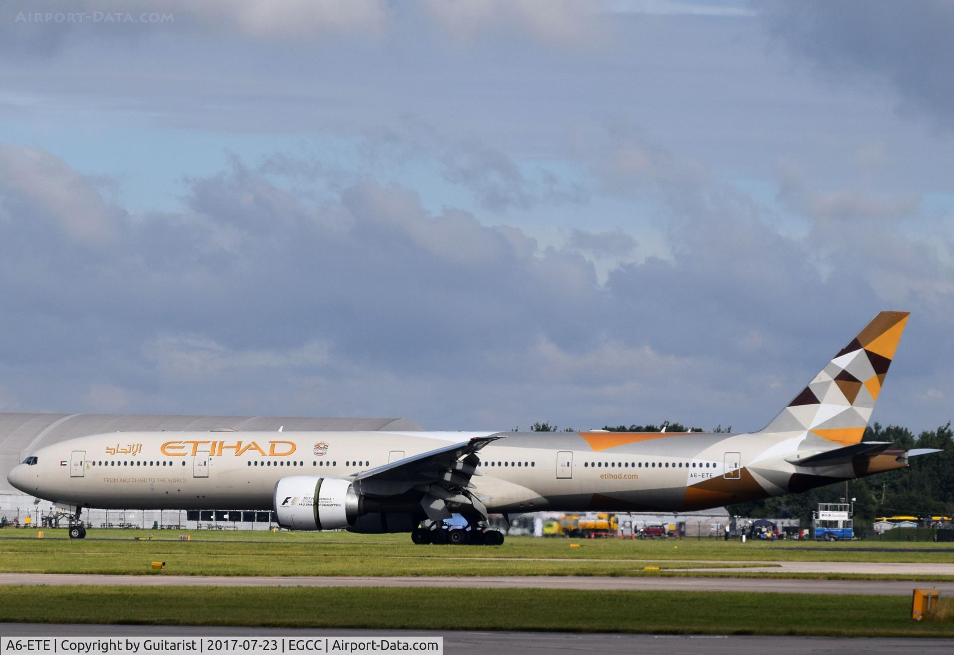 A6-ETE, 2006 Boeing 777-3FX/ER C/N 34601, At Manchester