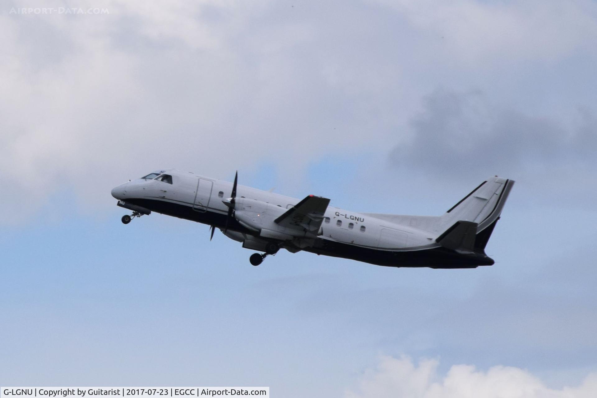 G-LGNU, 1991 Saab 340B C/N 340B-223, At Manchester