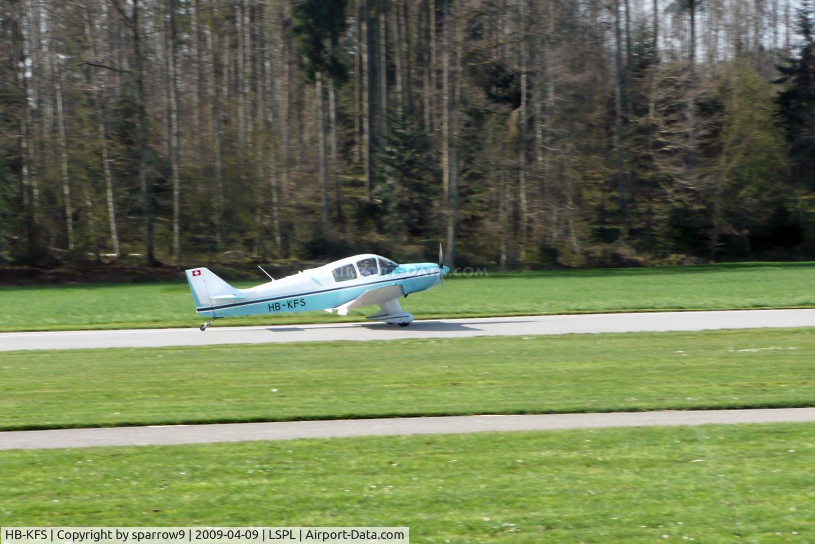 HB-KFS, 1966 CEA Jodel DR-250-160 Capitaine C/N 66, take-off from Langenthal-Bleienbach airfield