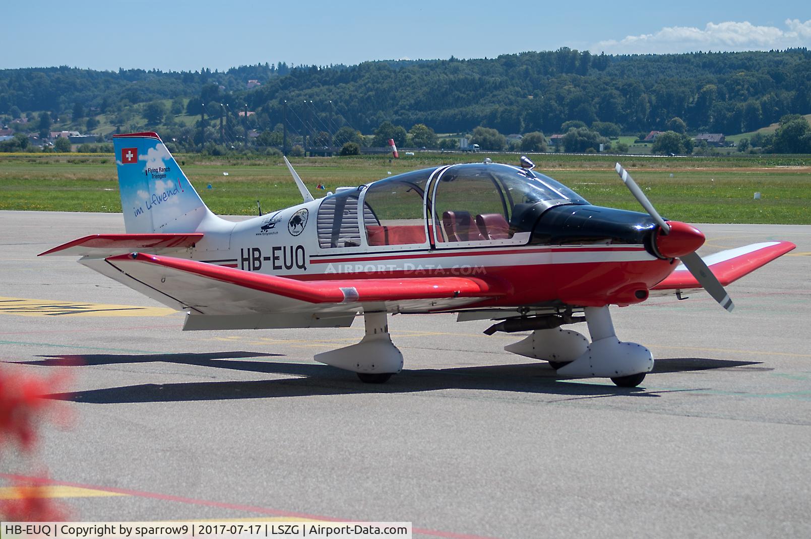 HB-EUQ, 1973 Robin DR-400-180R Remorqueur Regent C/N 786, at Grenchen airport