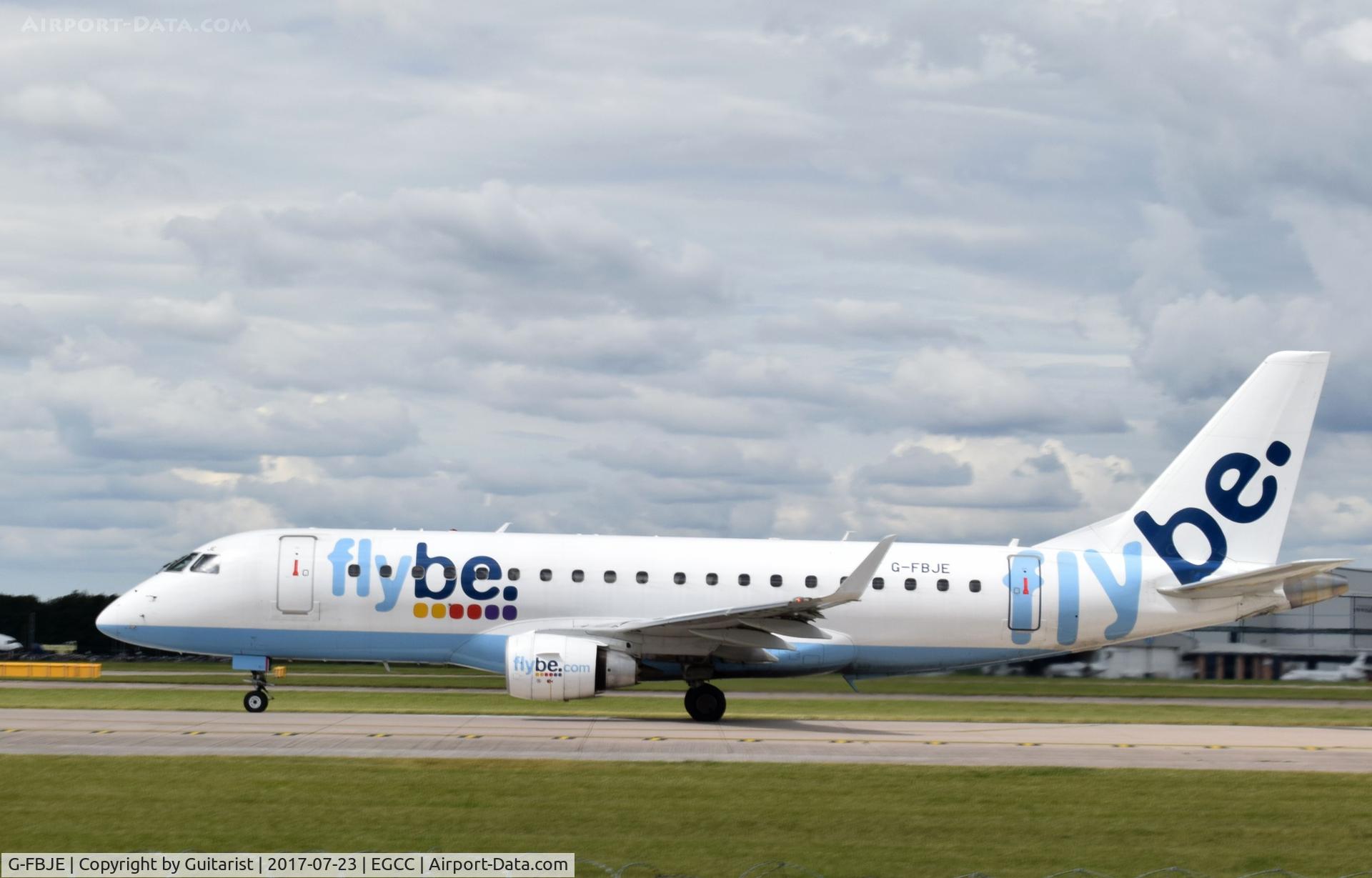 G-FBJE, 2012 Embraer 175STD (ERJ-170-200) C/N 17000336, At Manchester
