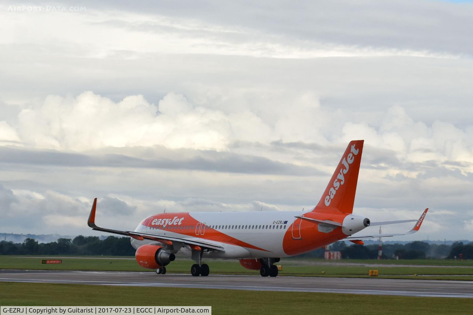 G-EZRJ, 2017 Airbus A320-214 C/N 7762, At Manchester