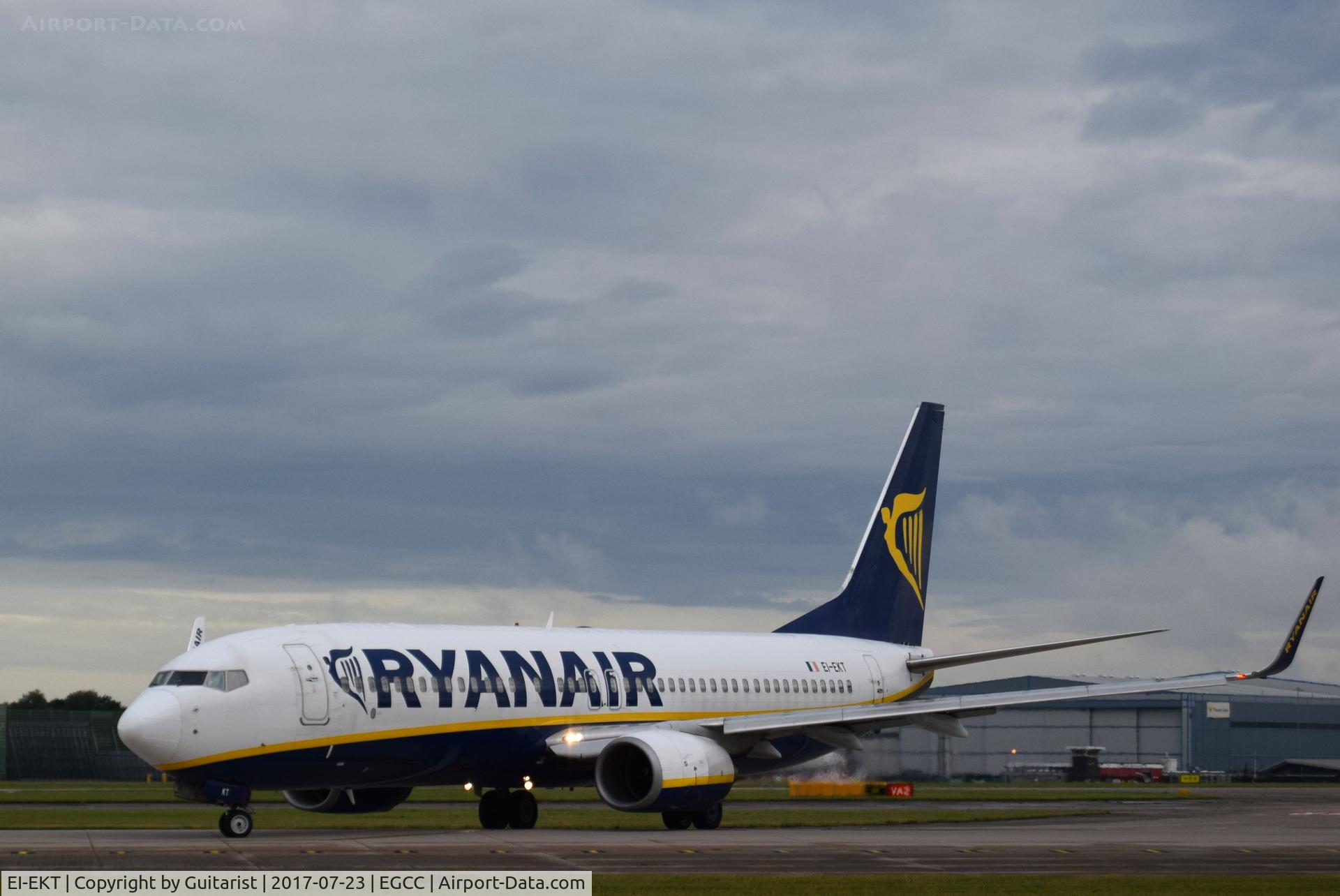 EI-EKT, 2010 Boeing 737-8AS C/N 38505, At Manchester