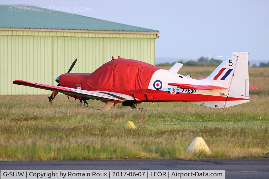 G-SIJW, 1974 Scottish Aviation Bulldog Series 120 Model 121 C/N BH120/295, Parked