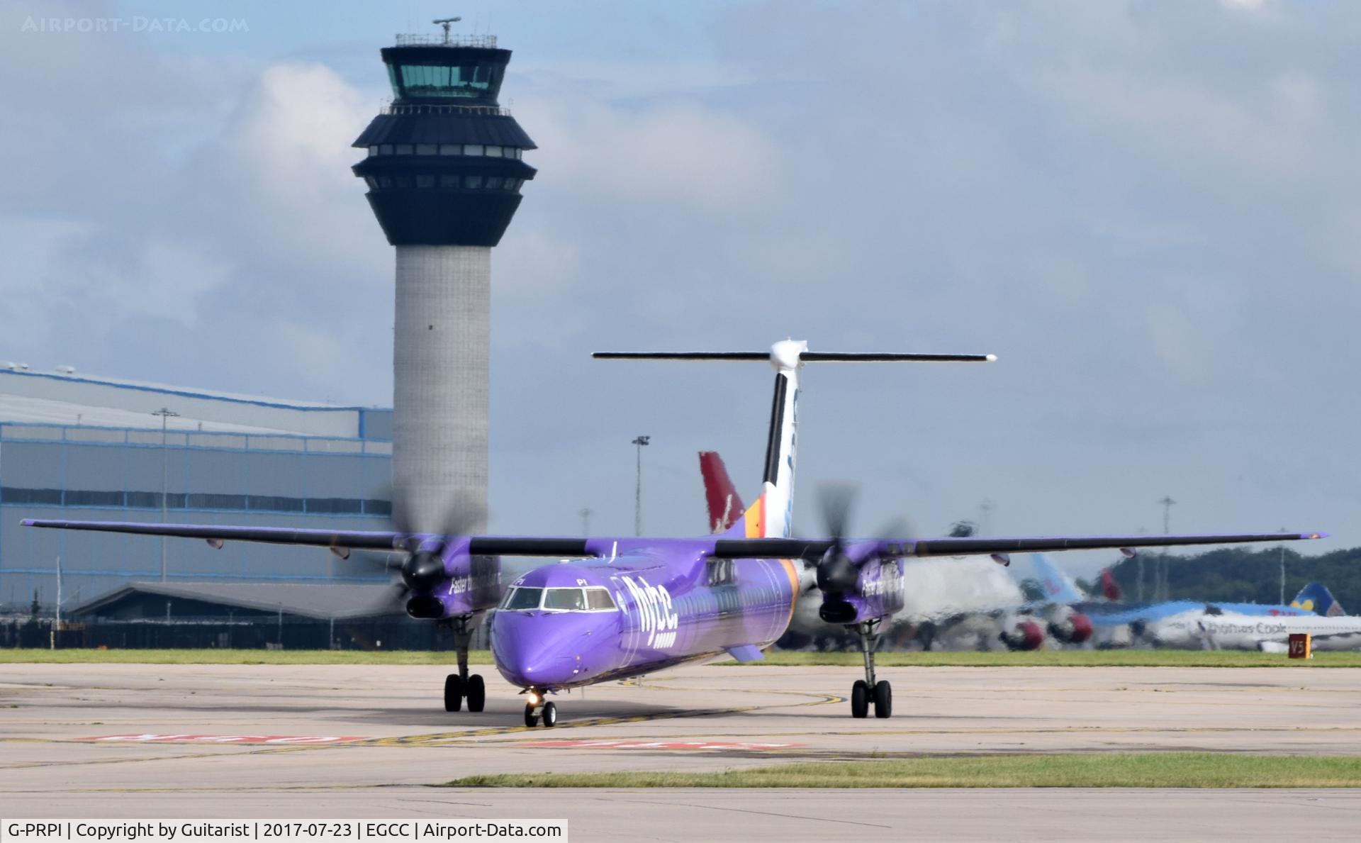 G-PRPI, 2008 Bombardier DHC-8-402 Dash 8 C/N 4204, At Manchester