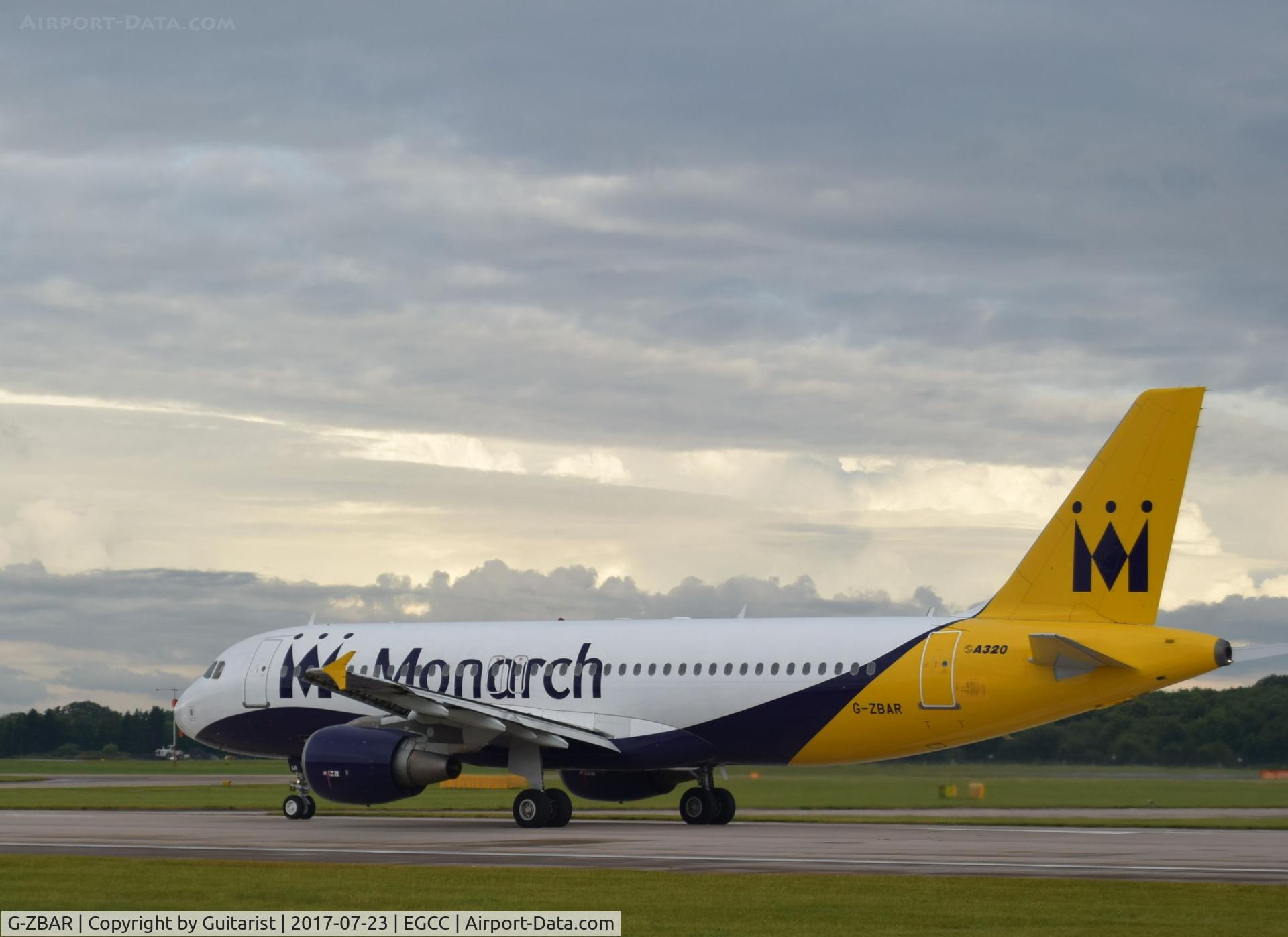 G-ZBAR, 2003 Airbus A320-214 C/N 2142, At Manchester