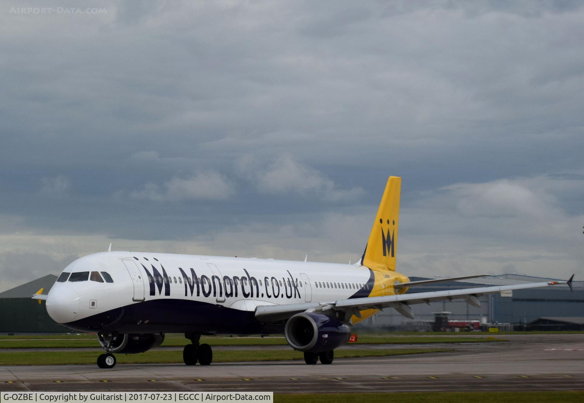 G-OZBE, 2002 Airbus A321-231 C/N 1707, At Manchester