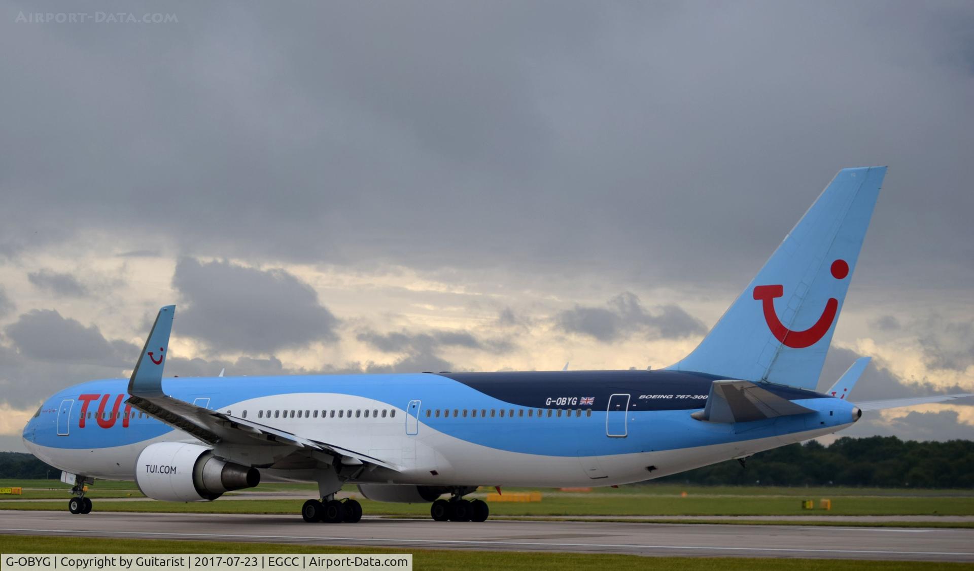 G-OBYG, 1999 Boeing 767-304 C/N 29137, At Manchester