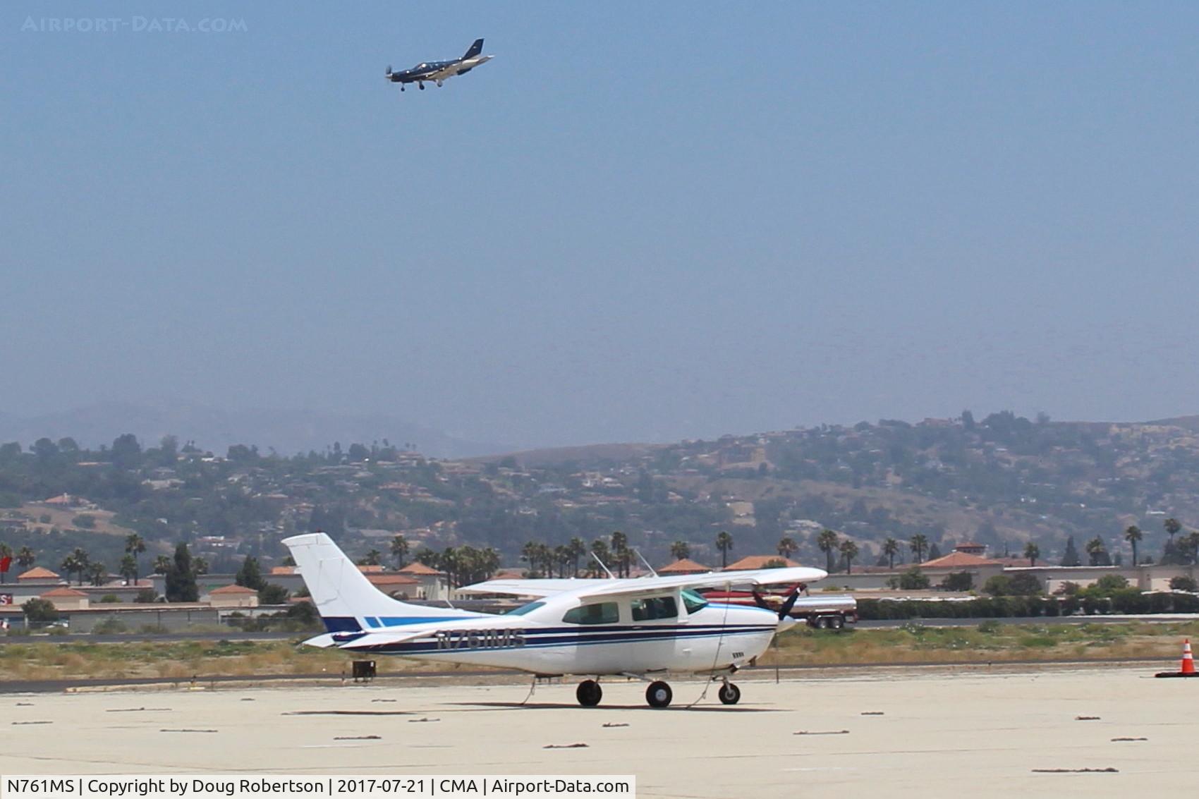 N761MS, 1977 Cessna T210M Turbo Centurion C/N 21062369, 1977 Cessna T210M TURBO CENTURION, one Continental TSIO-520-L 310 Hp, 204 kts top speed