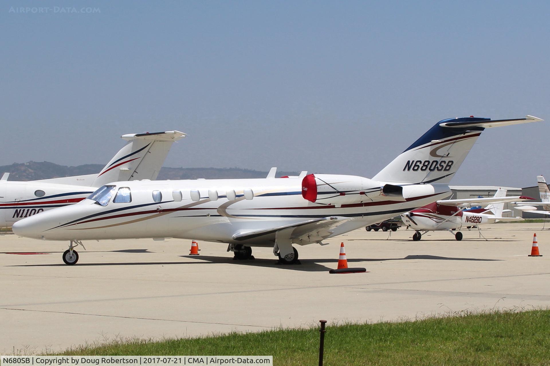 N680SB, 2005 Cessna 680 Citation Sovereign C/N 680-0039, 2005 Cessna 680 CITATION SOVEREIGN, two P&W(C)PW306C Turbofans 5,770 lb st each with FADEC, Max operating Mach No. 0.80. Max cruise at Flight Level FL410-504 mph.