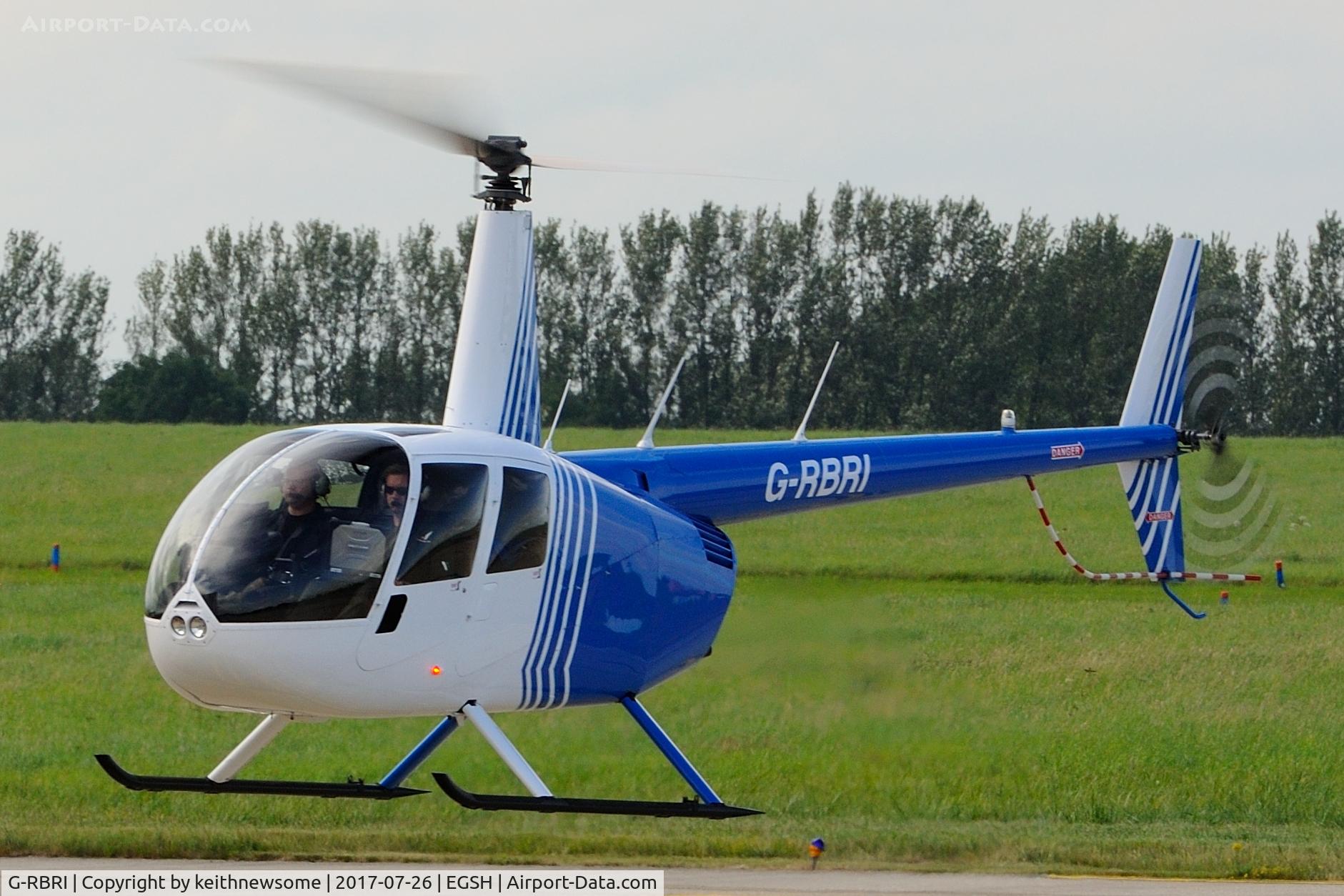 G-RBRI, 2007 Robinson R44 Raven II C/N 11963, Nice Visitor.