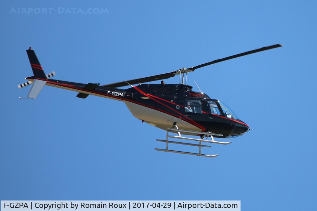 F-GZPA, Bell 206B-3 JetRanger III C/N 4177, In flight
