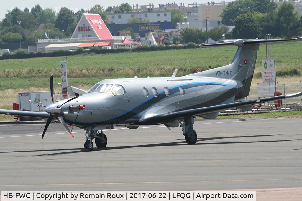 HB-FWC, 2017 Pilatus PC-12/47E C/N 1702, Parked