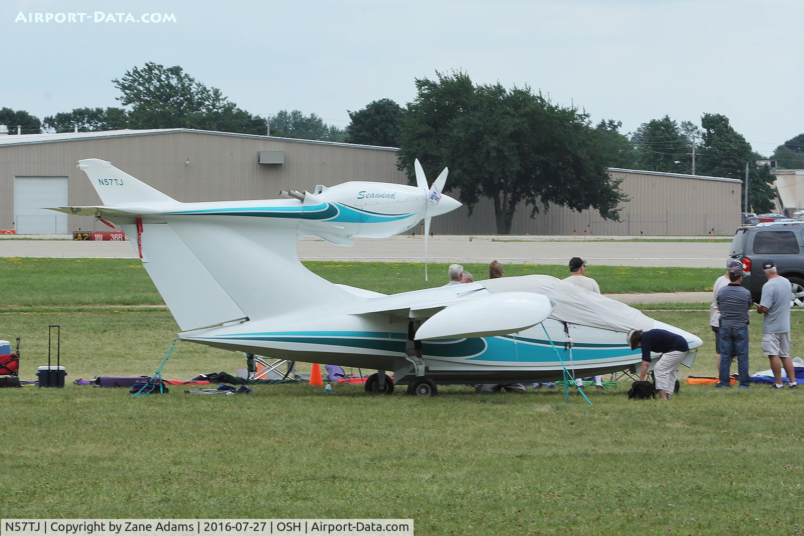 N57TJ, 2003 Seawind 3000 C/N 052, At the 2016 EAA AirVenture - Oshkosh, Wisconsin