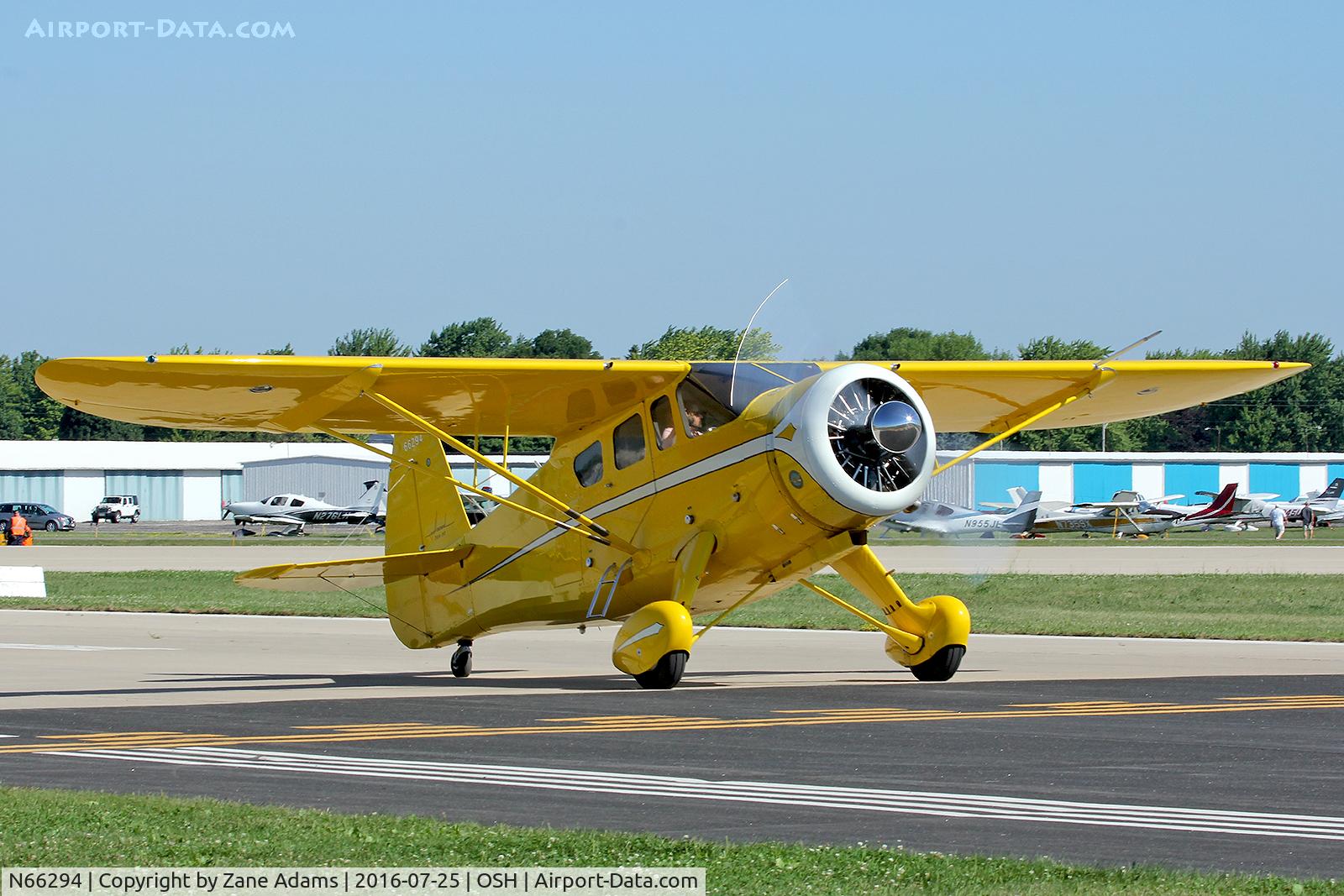 N66294, 1943 Howard Aircraft DGA-15P C/N 892, At the 2016 EAA AirVenture - Oshkosh, Wisconsin