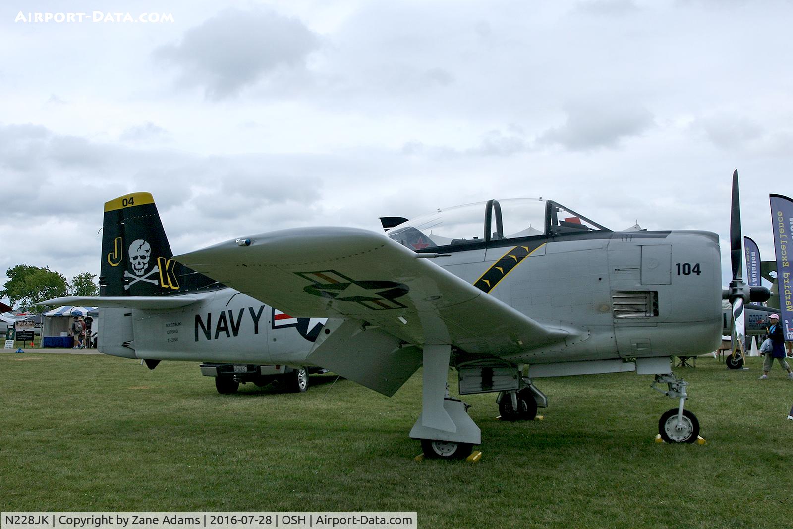 N228JK, 1955 North American T-28B Trojan C/N 200-31 (137668), At the 2016 EAA AirVenture - Oshkosh, Wisconsin