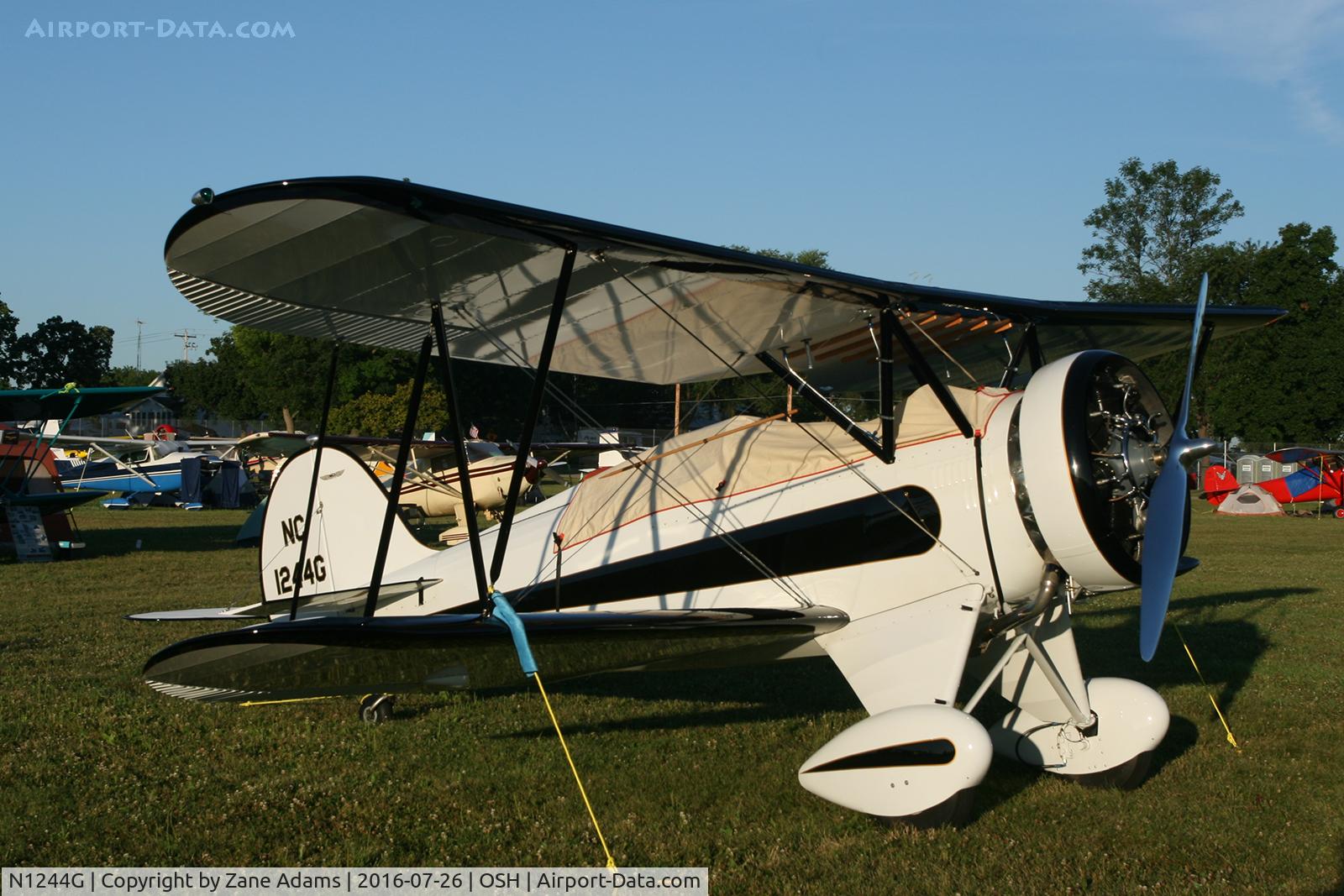 N1244G, 1932 Waco UBF C/N 3607, At the 2016 EAA AirVenture - Oshkosh, Wisconsin