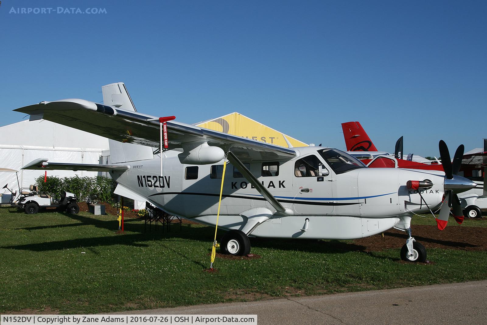 N152DV, 2015 Quest Kodiak 100 C/N 100-0152, At the 2016 EAA AirVenture - Oshkosh, Wisconsin