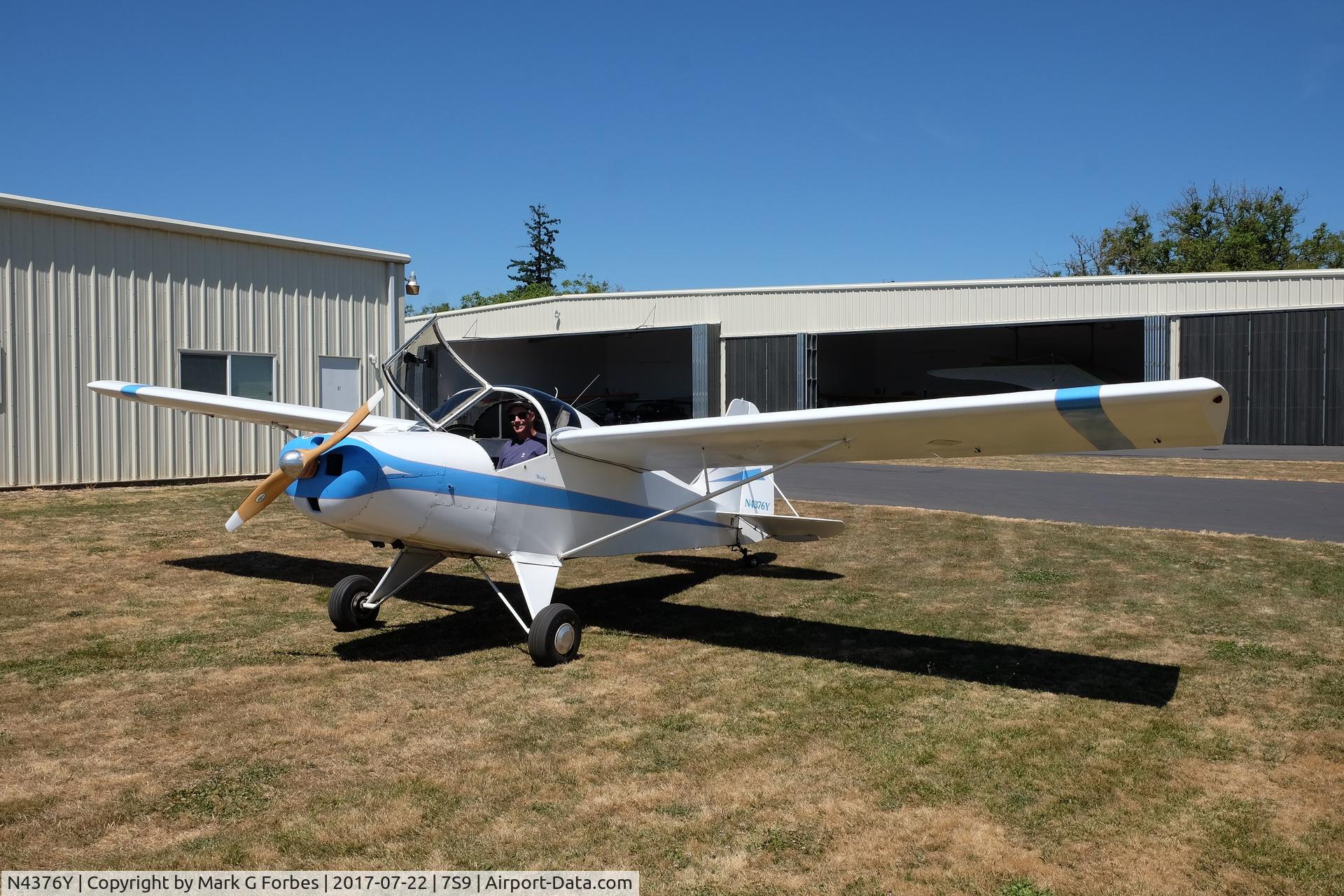 N4376Y, 1992 Hapi Cygnet SF-2A C/N 235, Departing 7S9 after BFR session.