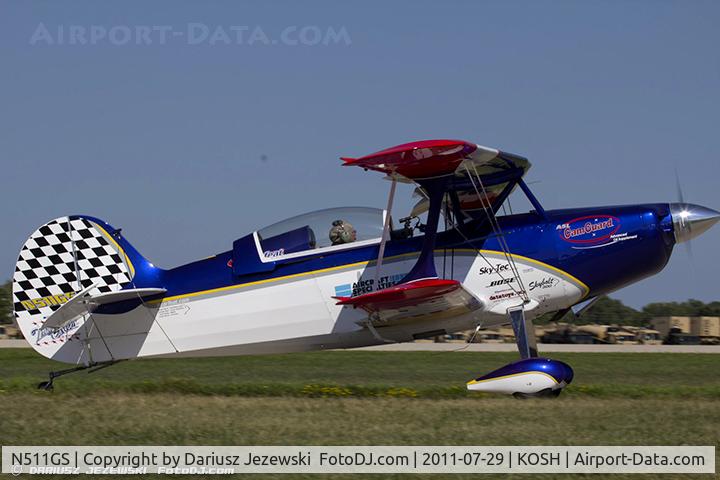 N511GS, 1993 Steen Skybolt 300 C/N HR30091001, Skybolt 300 CN HR30091001, N511GS
