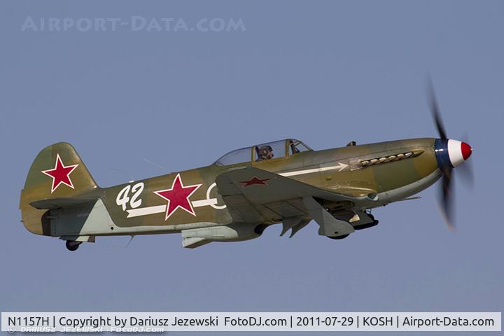 N1157H, 1994 Yakovlev Yak-9U-M C/N 0470402, Yakovlev Yak-9U-M CN 470402, NX1157H