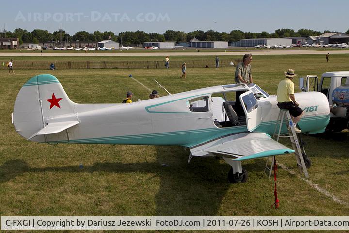 C-FXGI, 1980 Yakovlev Yak-18T C/N 22202034100, Yakovlev Yak-18T CN 22202034100, C-FXG