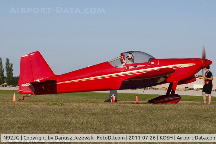 N92JG, 1992 Vans RV-6 C/N 20055, Vans RV-6 CN 20055, N92JG