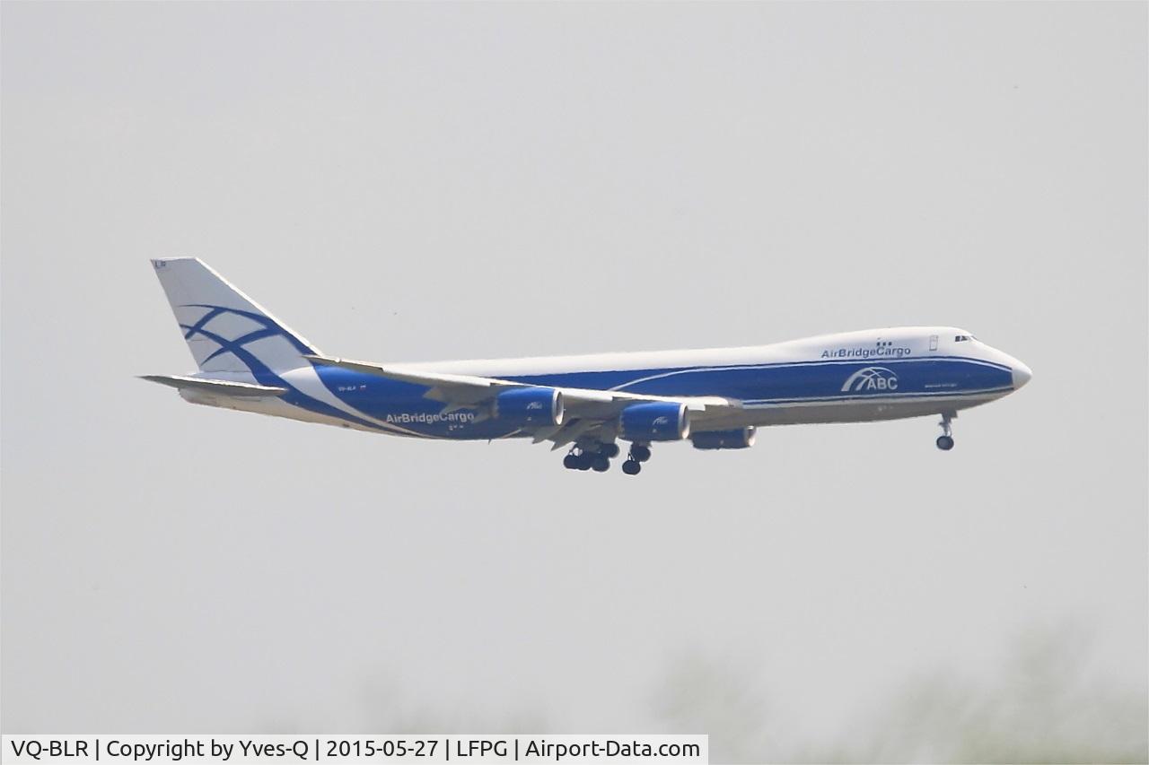 VQ-BLR, 2012 Boeing 747-8HVF C/N 37668, Boeing 747-8HVF, On final rwy 26L, Paris-Roissy Charles De Gaulle airport (LFPG-CDG)