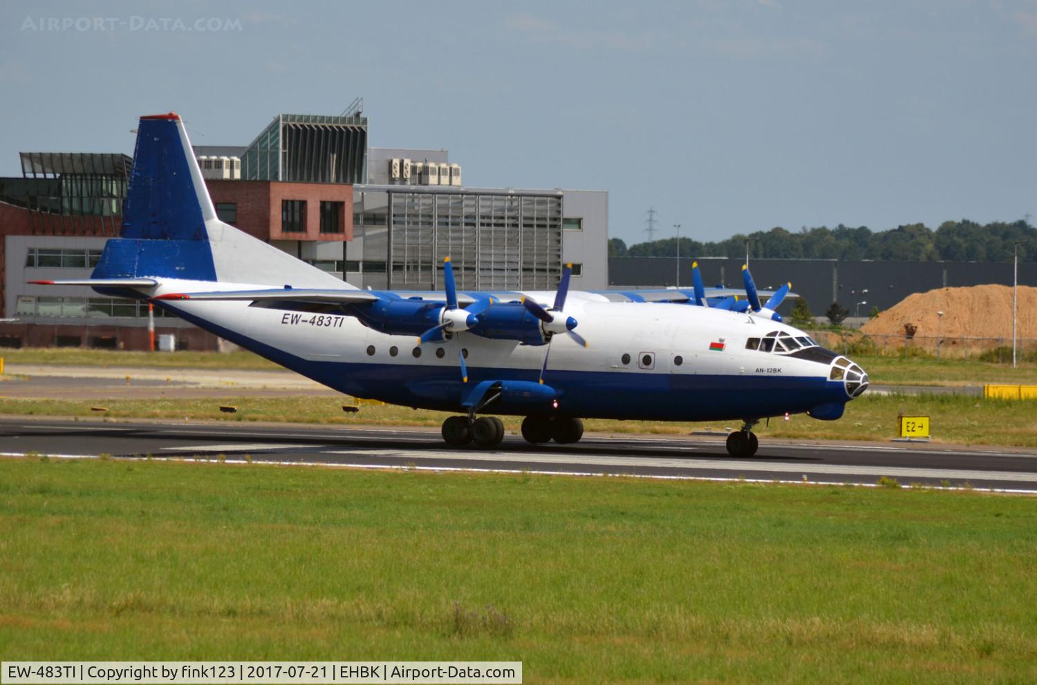 EW-483TI, Antonov An-12BK C/N 7345203, ANTONOV 12 AT MAASTRICHT