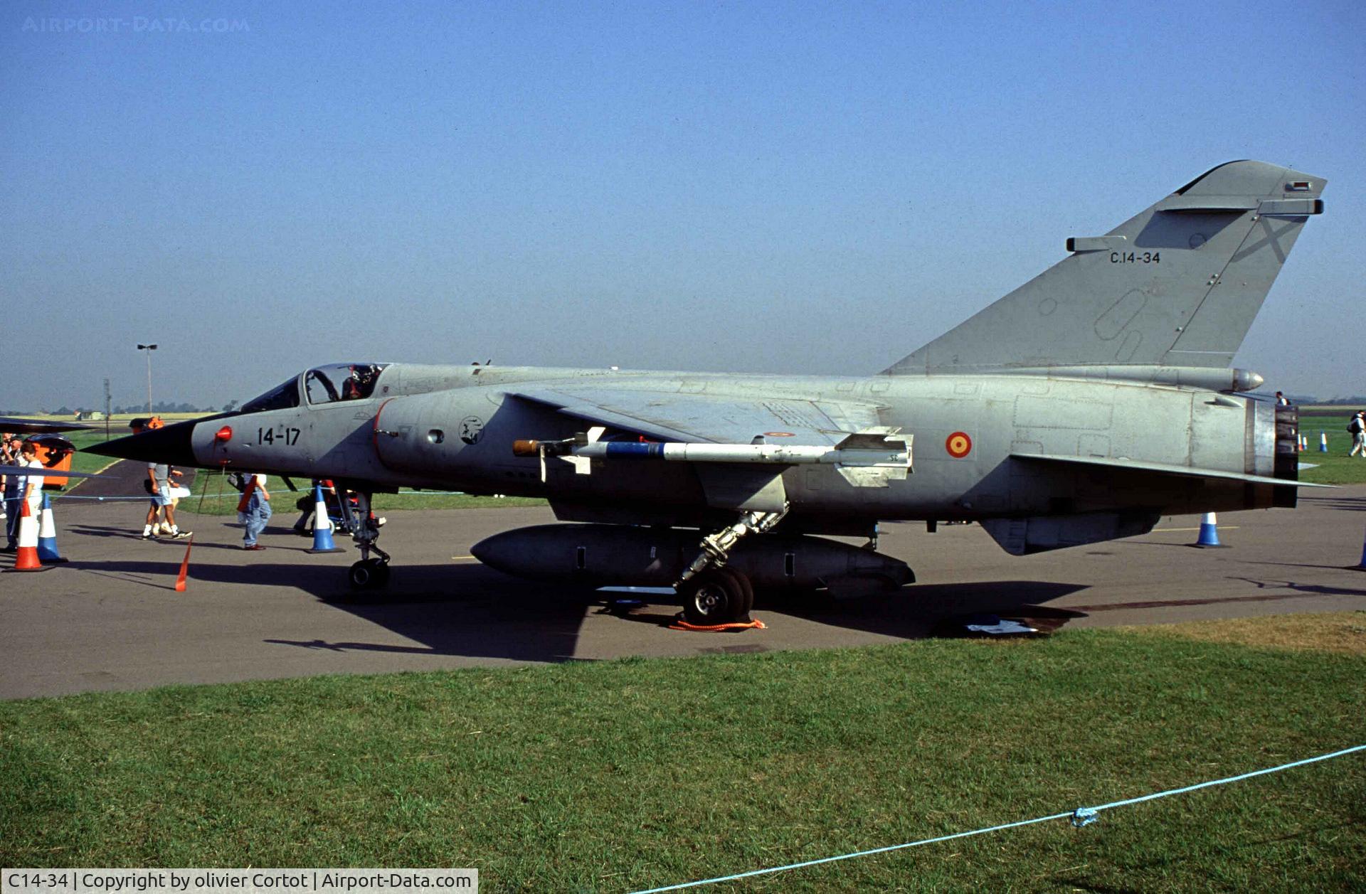 C14-34, Dassault Mirage F.1M C/N Not found C14-34, RIAT 2001, Cottesmore