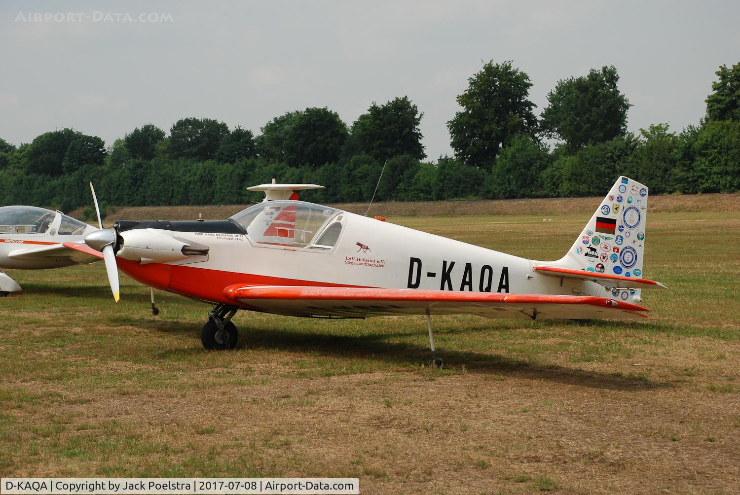 D-KAQA, Sportavia-Putzer Fournier RF-4D C/N 4038, at Dorsten gliding airport
