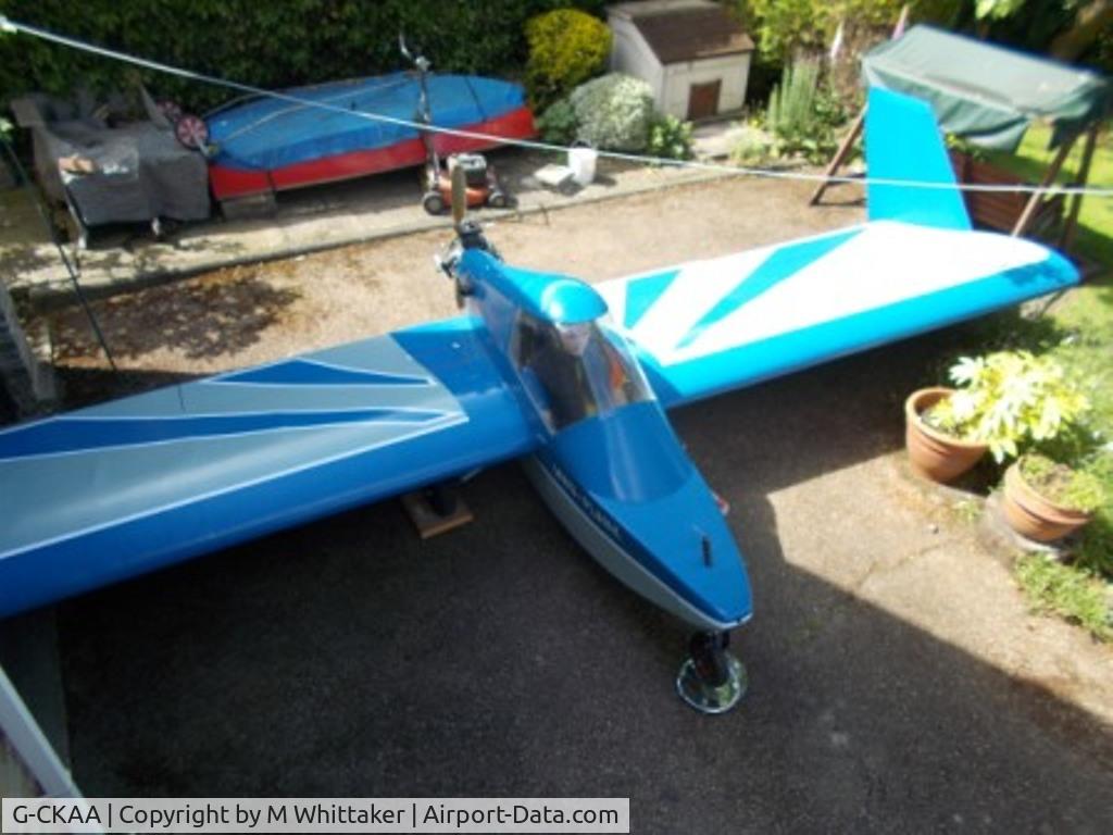 G-CKAA, 2017 Whittaker MW9 Plank C/N 001, MW9 awaiting first flight at Rufforth